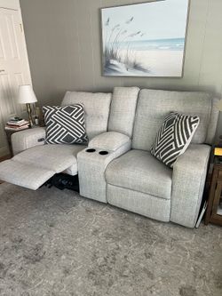 Reclining love seat