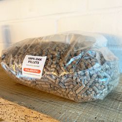 100% Oak Hardwood Pellets – 40 lb Bag