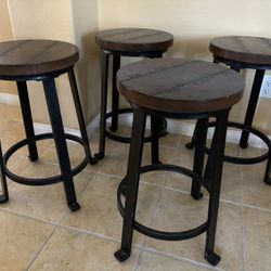 Set Of 4 Bar Stools
