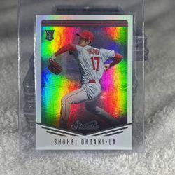 Shohei Ohtani Rookie RC Rainbow Foil 2018 Chronicles Studio Card Dodgers Angels