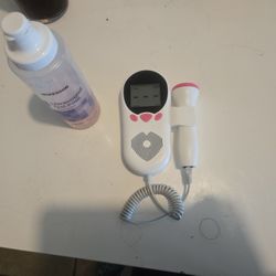 Ultrasound Machine (With Pink Gel)