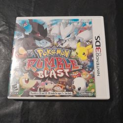POKEMON RUMBLE BLAST nintendo 3DS
