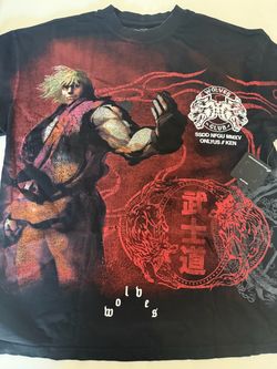 DARC SPORT STREET FIGHTER MYSTERY TEE RYU AND KEN SIZE LARGE