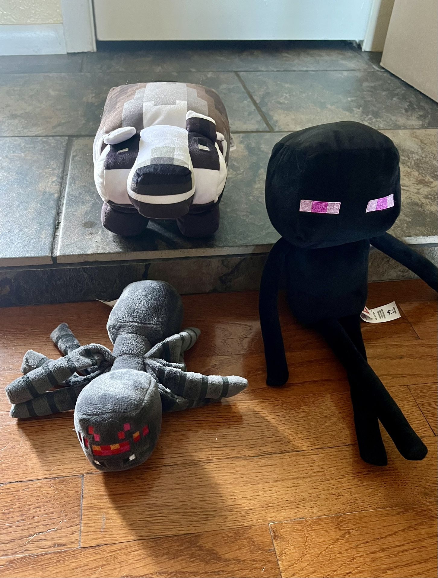 Minecraft Sword, Plushies, And Action Figure
