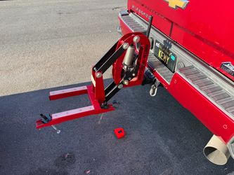 Motorcycle hitch hauler