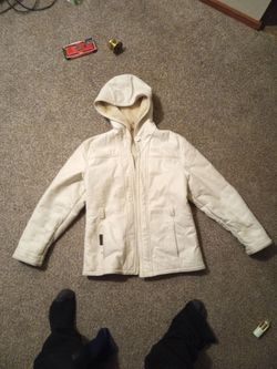 White Wilson's leather jacket