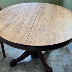 Antique Claw Foot Table