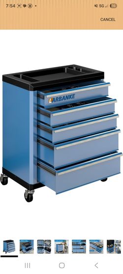 LARBANKE 5-Drawer Rolling Tool Chest
