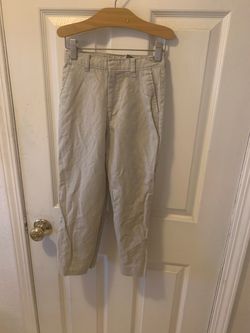 Kenneth Cole Reaction Beige Linen Blend Pants – Size 6