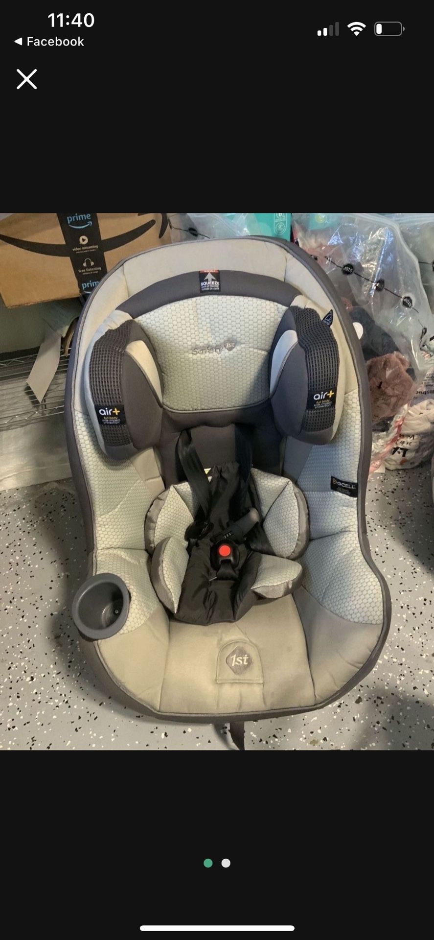 Safety First Toddler Car seat Barely Used 