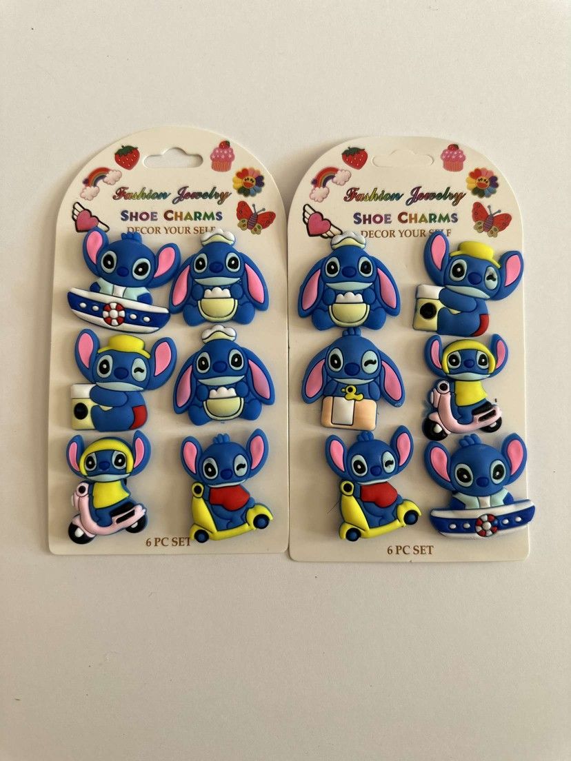 Stitch Croc Charms