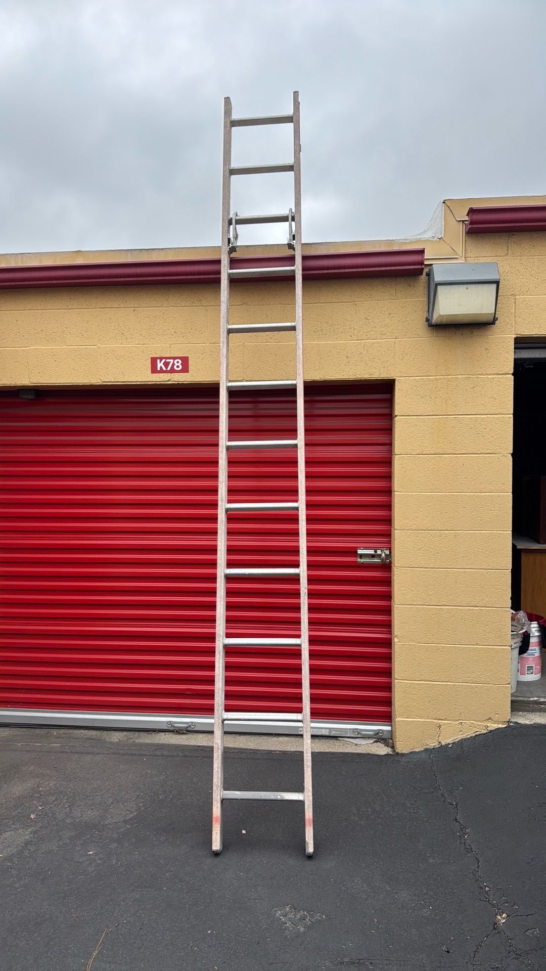 Free 12’ fiberglass ladder