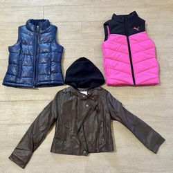 Girls Jacket And Puffer Vests