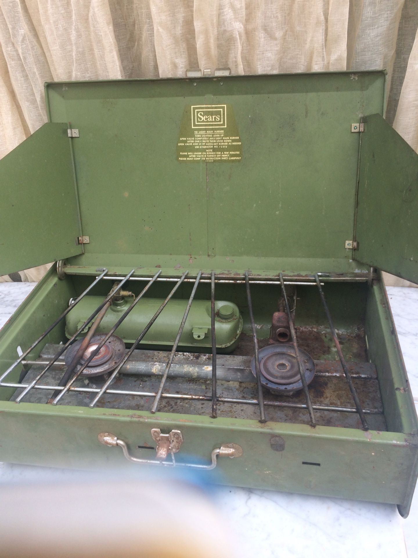 (8) VNG sears camp stove