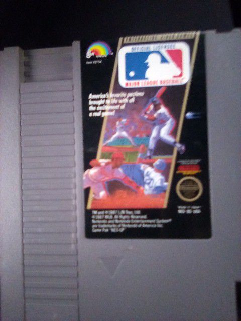 Nintendo Major League Baseball Game 
