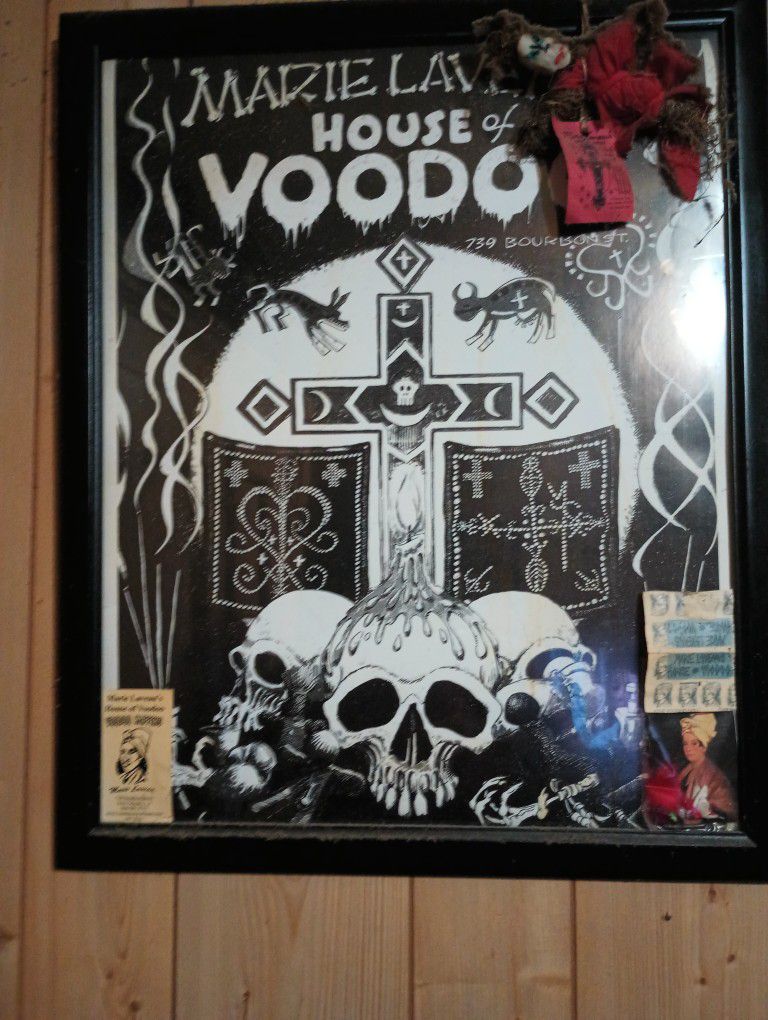 Marie Laveaus Poster Framed  W Voodoo Extras