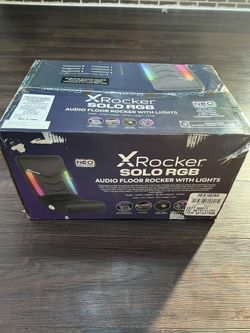 X Rocker Solo RGB Mesh 2.0 Audio Floor Rocker Rocking Video Game Chair