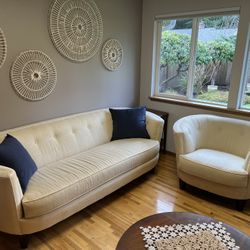Salon Style Couch And Chair