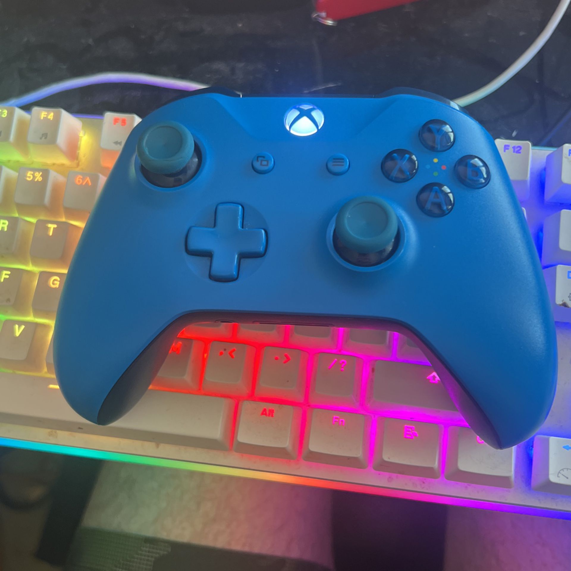 Microsoft Xbox Controller, Blue 