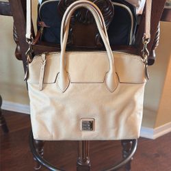 Beige Medium Size Satchel