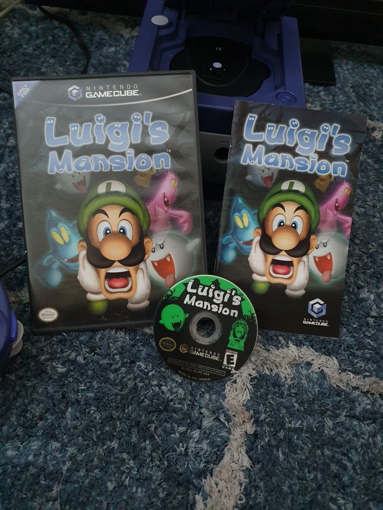 LUIGI'S MANSION gamecube game