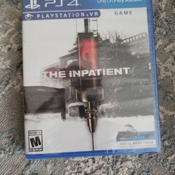 Playstation Game VR New SEALED PS5 PS4 - THE INPATIENT VR