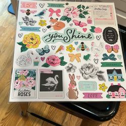 Paper Crafting Simple Stories Garden Party And Sweet Talk 