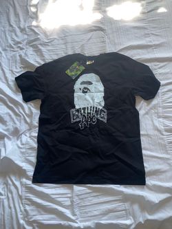 BAPE A Bathing Ape Black Graphic Tee