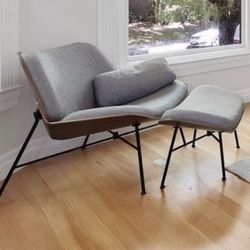 Burrow Vesper Lounge Chair And Ottoman