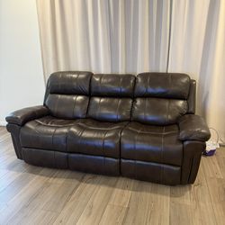 Leather Recliner Sofas