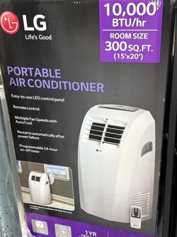 LG 10,000 BTU Portable Air Conditioner (Model LP1015WNR)