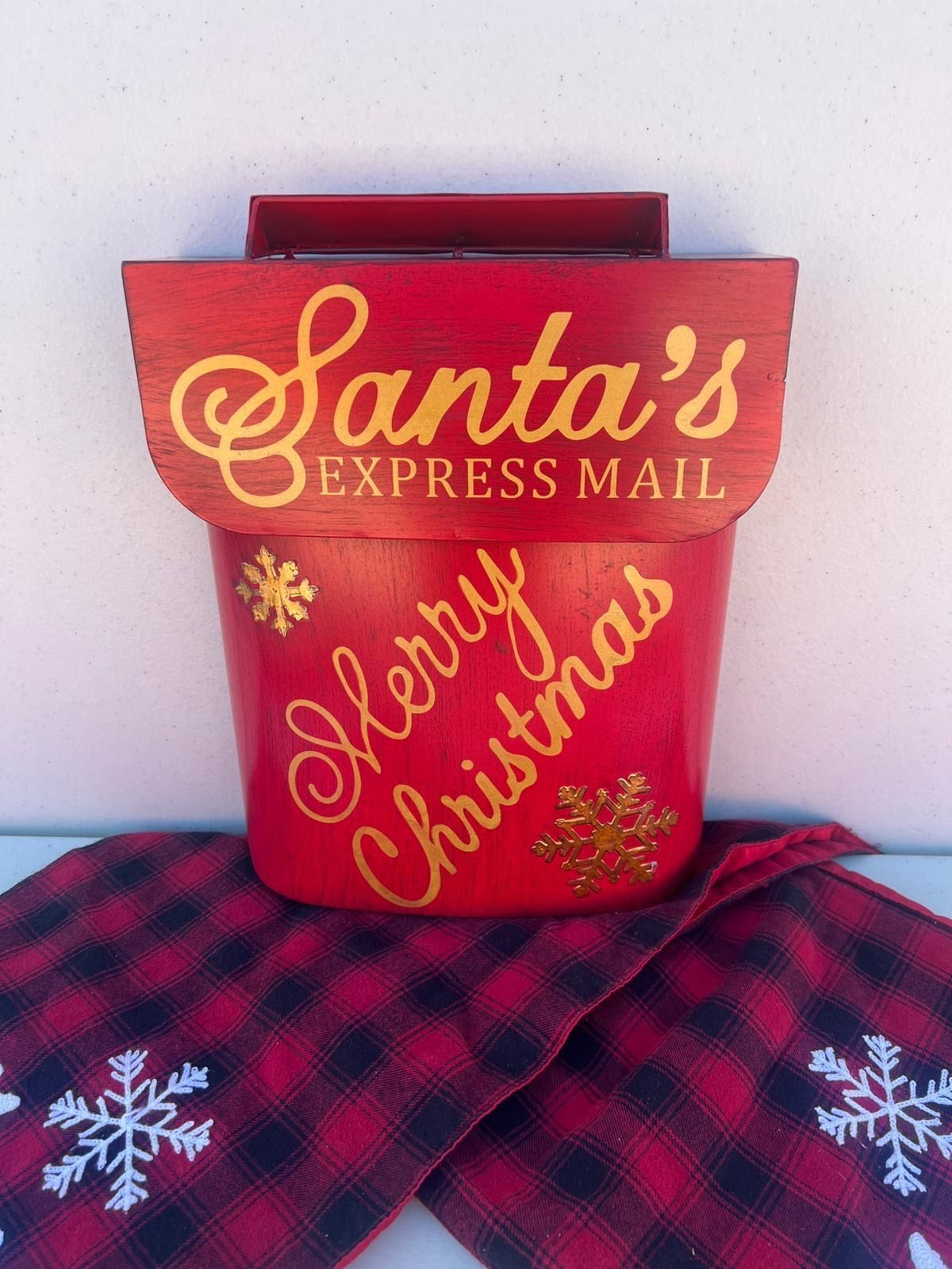 Santa Mail Box Decoración