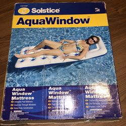 Solstice AquaWindow Floating Pool Mattress 