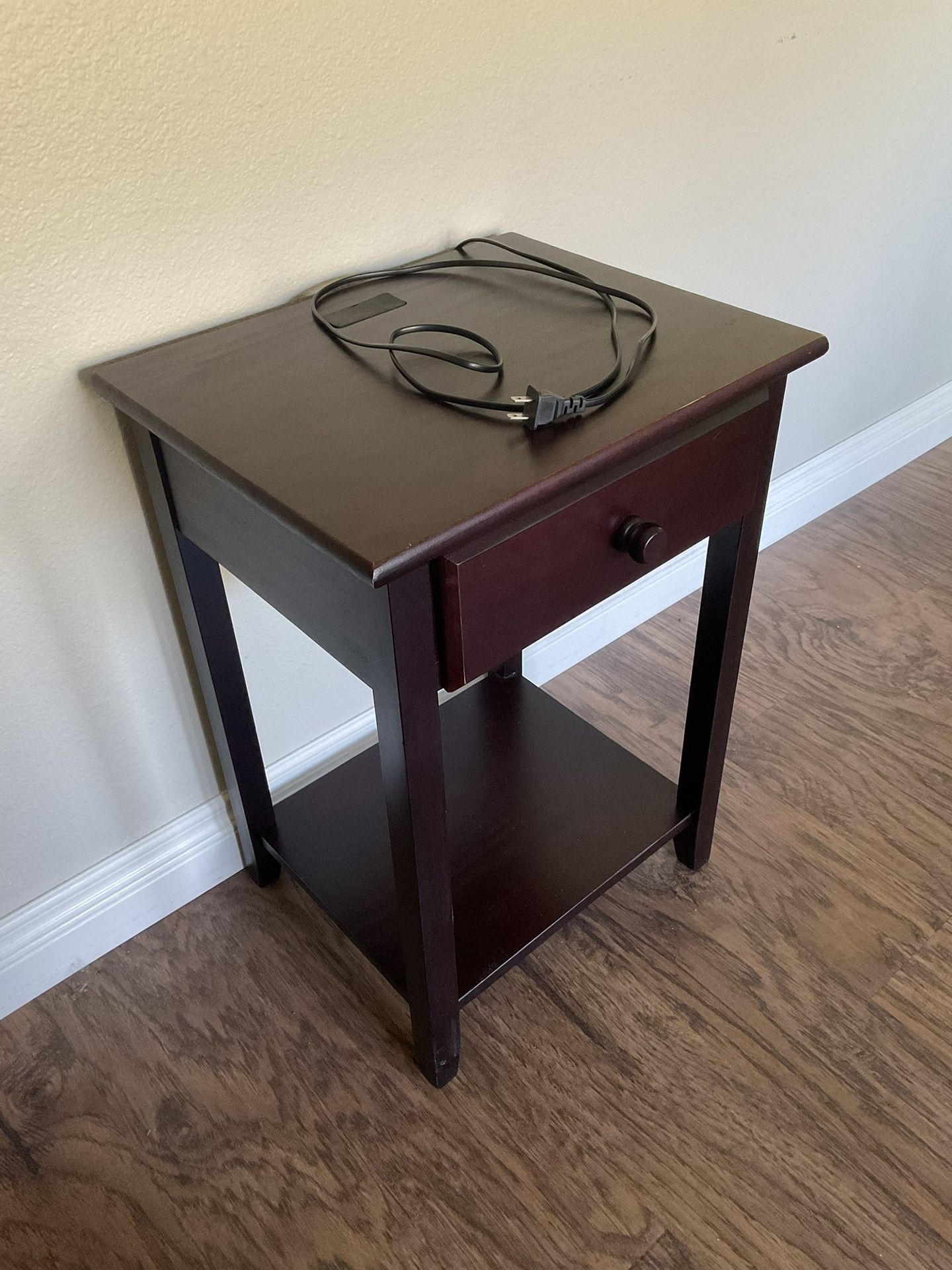 Side Table, Nightstand End Table