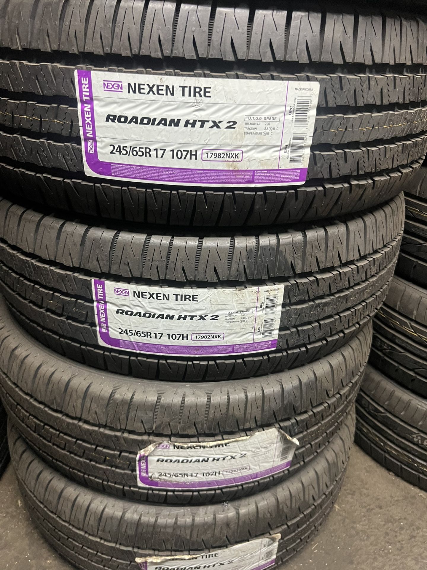 245/65/17 Nexen Tires $520 Por 4 Llantas Nuevas Montadas Y Balanceadas, Tenemos Todas Las Medidas