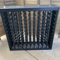 Wine Rack / 100 bottles  42 W x 12 D x 41 ¼  H
