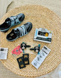 Cycling Shoes, Shimano SPD Pedals, Cleats, Shiman Pedal Deck 🚴I