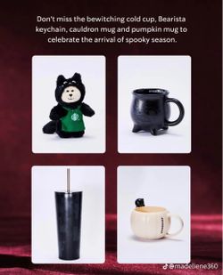 Starbucks Halloween Collection Set