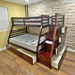 Bunk Beds Chairs Table 