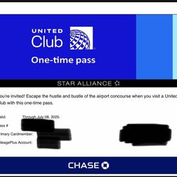 United Club One Time Pass 