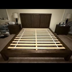 CA King Wooden Bed frame