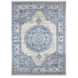 &/10 Brand New Soft Beige Blue Rug 