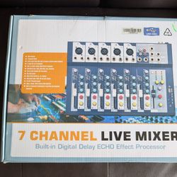 7 Channel Live Mixer