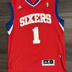 Adidas Philadelphia 76ers Sixers Michael Carter-Williams NBA Sewn Jersey +2 Medium