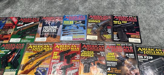 12 American Rifleman Magazine1995 only feb missing