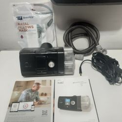 Nasal Mask/Hose And Breathing Machine (Air Sense 10 Auto Set). 1257(hrs). Regular $1200.All Works Great 
