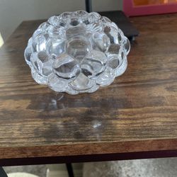Kosta Boda Raspberry Crystal Votive Candle Holder Decor $50 Retail Excellent Like New