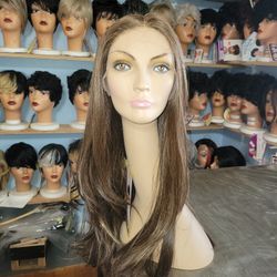 Lindsey # 8/27/613, Synthetic Lace Front & Heat Safe Wig.