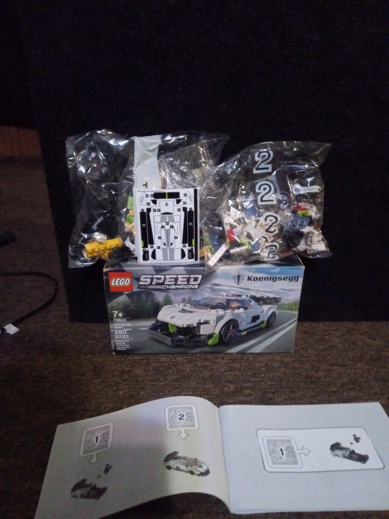 Lego Speed Champions Koenigsegg 280pc Set
