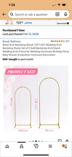 Balloon Arch Stand / Decor